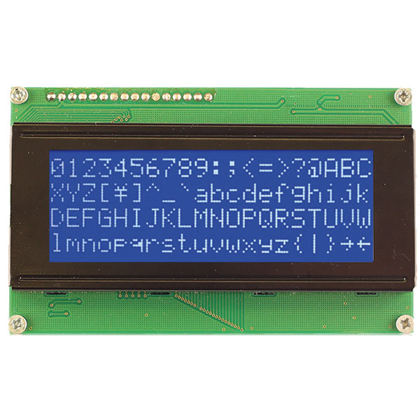  MC42005A6W-BNMLW-V2 4x20 COB LCD White on Blue 5mm Character