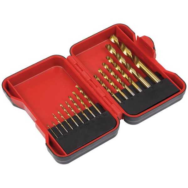 Sealey AK3715HSS HSS Drill Bit Set 15pc