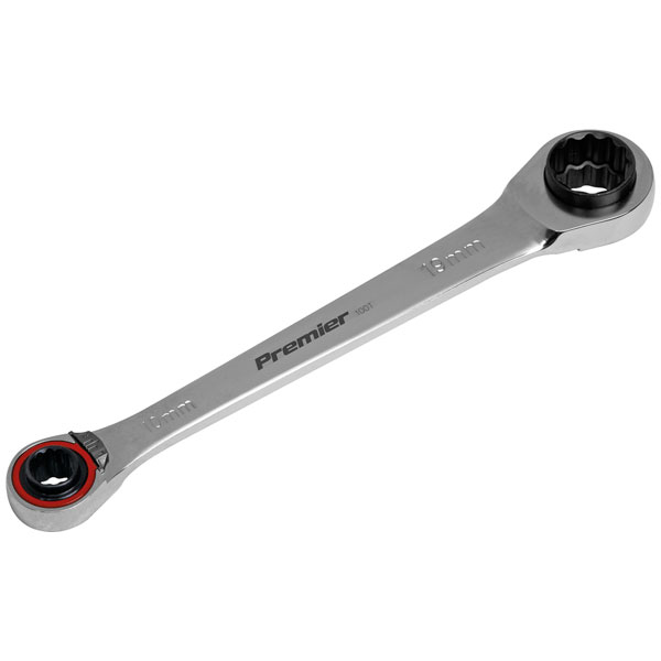 Click to view product details and reviews for Sealey Ak63948 Ratchet Ring Spanner 4 In 1 Reversible Metric Plati.