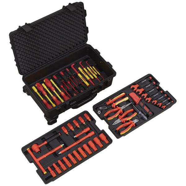Sealey AK7938 1000V Insulated Tool Kit 3/8"Sq Drive 50pc