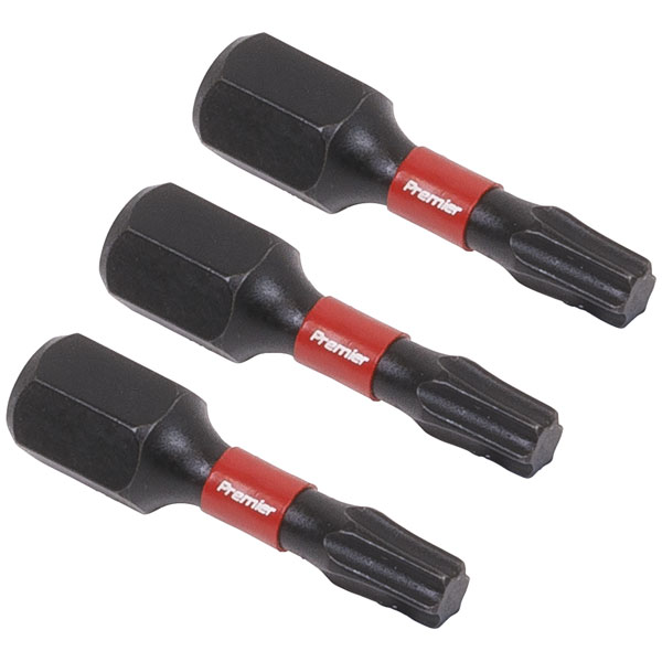 Sealey AK8217 TRX-Star* T20 Impact Power Tool Bits 25mm - 3pc