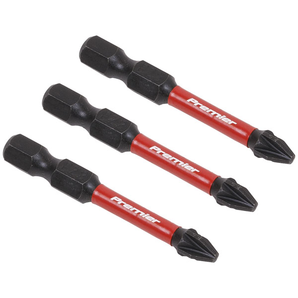 Click to view product details and reviews for Sealey Ak8233 Pozi 2 Impact Power Tool Bits 50mm 3pc.