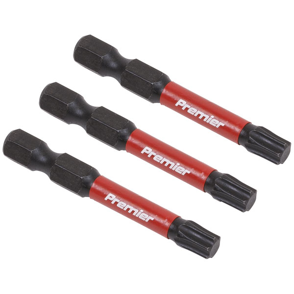 Sealey AK8245 TRX-Star* T30 Impact Power Tool Bits 50mm - 3pc