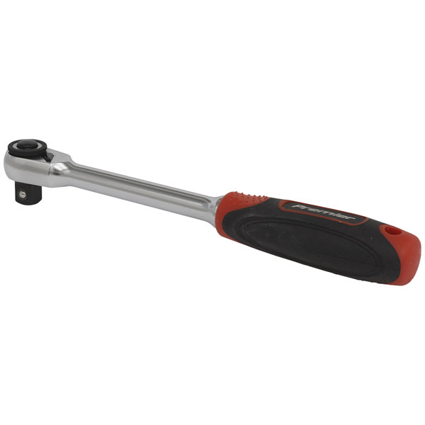 Sealey AK8988 Compact Head Ratchet Wrench 3/8"Sq Drive - Platinum ...
