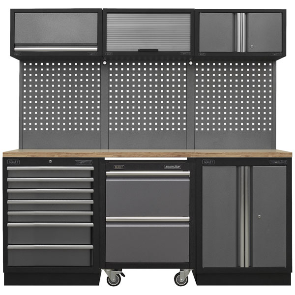 Sealey APMSSTACK12W Superline Pro 2.04m Storage System - Pressed W...