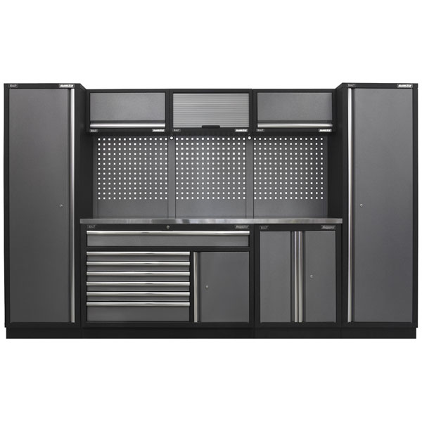 Sealey APMSSTACK13SS Superline Pro 3.24m Storage System Stainless ...