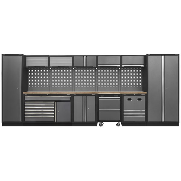 Sealey APMSSTACK16W Modular Storage System Combo - Pressed Wood Wo...