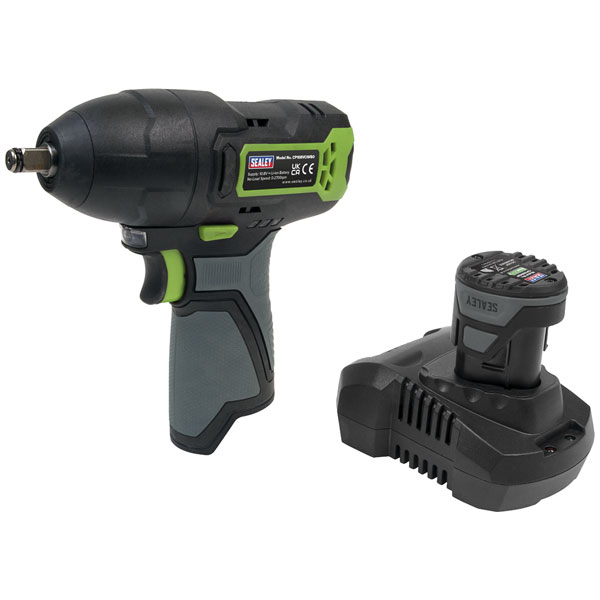 Sealey Cp108vciw Cordless Impact Wrench 3 8sq Drive 108v 2ah Sv1