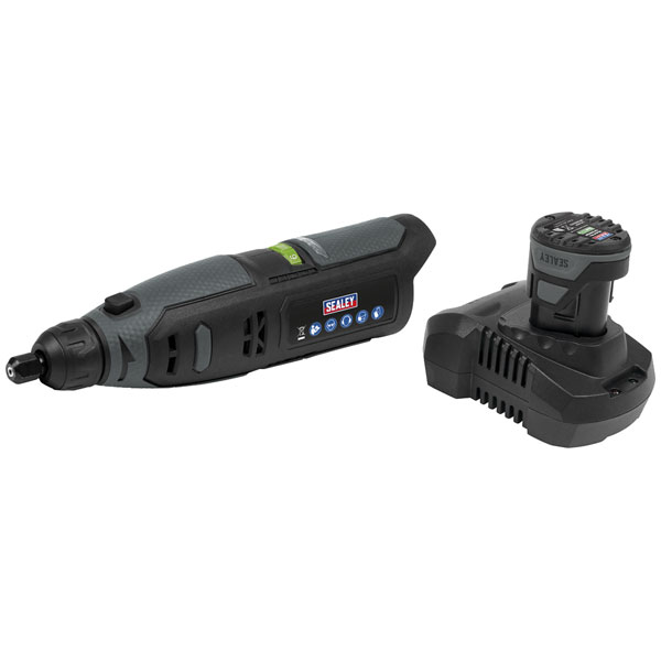 Sealey CP108VMG Cordless Multipurpose Mini Grinder Kit 10.8V 2Ah S...