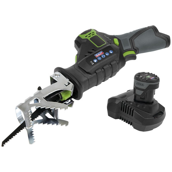 Sealey Cp108vrs Cordless Reciprocating Saw Kit 108v 2ah Sv108 Series