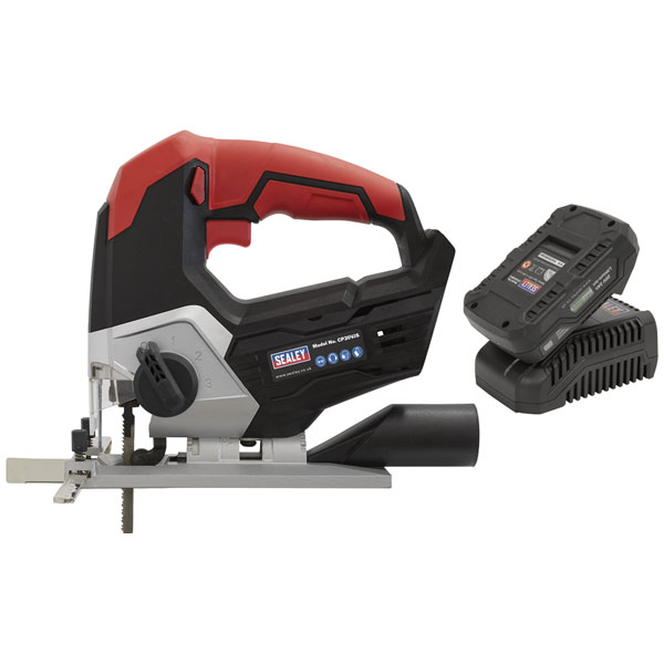 Sealey CP20VJSKIT1 Cordless Jigsaw Kit 20V 2Ah SV20 Series
