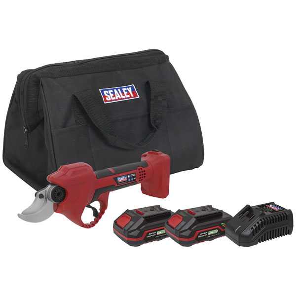 Sealey CP20VPSKIT Cordless Pruning Shears Kit 20V SV20 Series - 2 ...