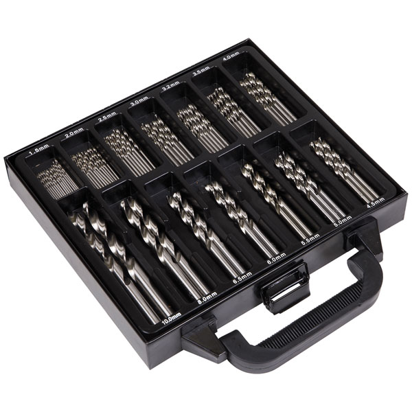 Sealey DBS99FG Drill Bit Set Fully Ground 99pc