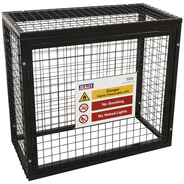  GCSC247 Safety Cage - 2 x 47kg Gas Cylinders