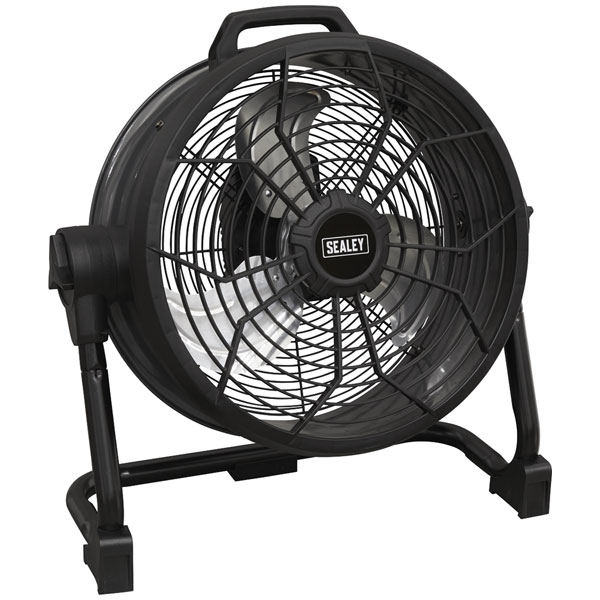 Sealey HVD16C 2-in-1 Cordless/Corded High Velocity Drum Fan 16" 23...