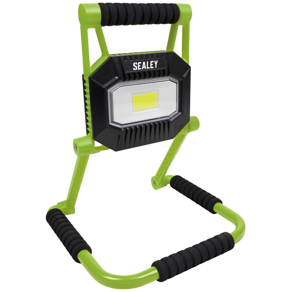 Sealey LEDFL20W Rechargeable Portable Fold Flat Floodlight 20W COB...