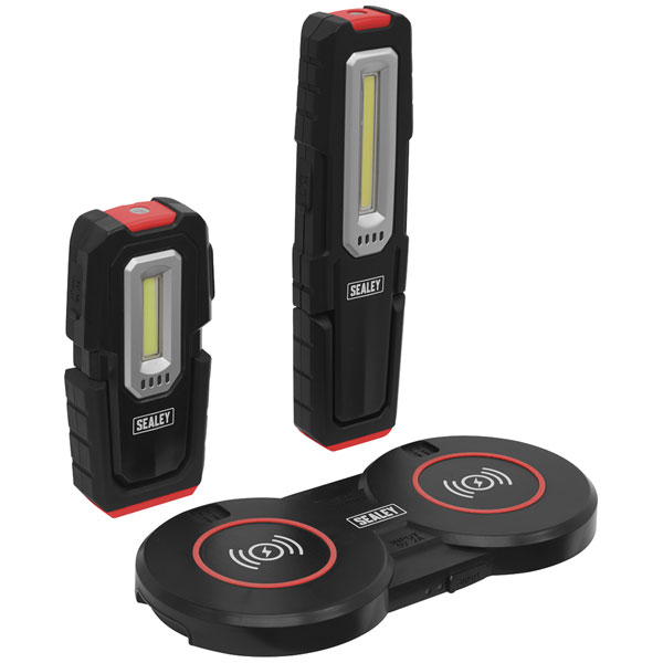 Sealey LEDWCBCOMBO4 Inspection Lights 3W & 5W & Double Wireless Ch...