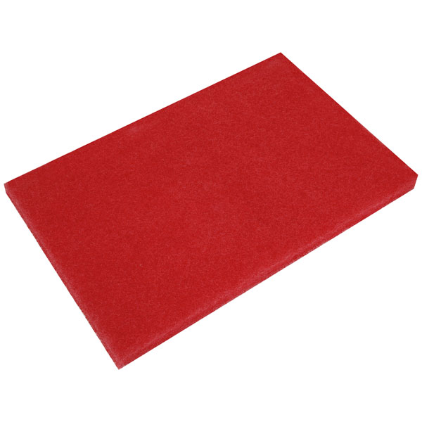 Worksafe RBP1218 Red Buffing Pads 12 x 18 x 1" - Pack of 5