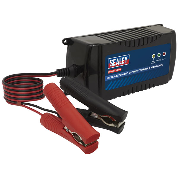 Sealey SBC15 Battery Charger & Maintainer 12V 15A Automatic