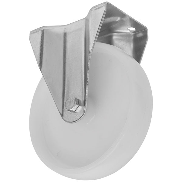  SCW4100FPEM Heavy-Duty Nylon Fixed Plate Castor Wheel Ø100mm - Trade