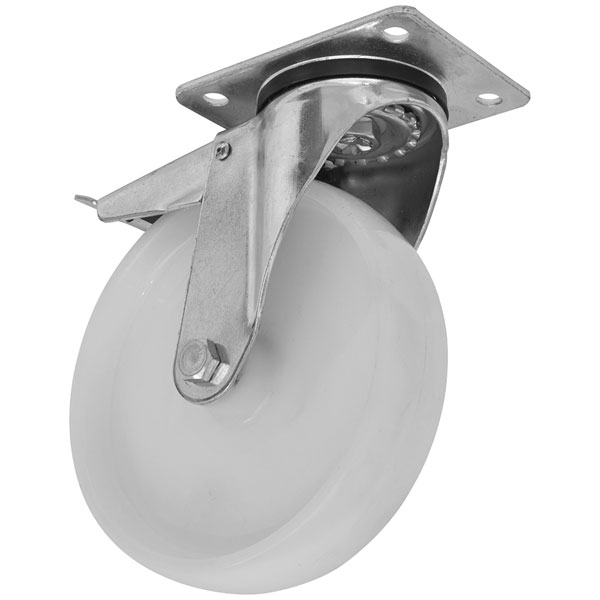 Sealey SCW4100SPLEM Heavy-Duty Nylon Castor Wheel Swivel -TL Ø100mm