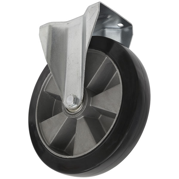 Sealey SCW5152FPEM Heavy-Duty Rubber Castor Wheel Fixed Plate Ø152...