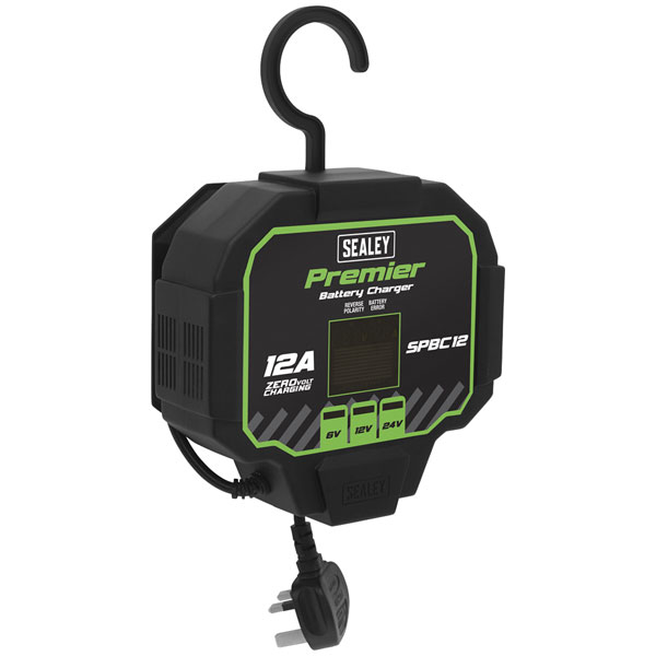 Sealey SPBC12 Battery Charger & Maintainer 12A Automatic