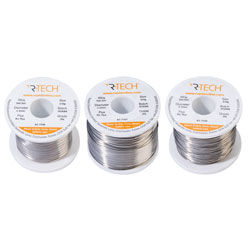 R-TECH SAC305 Solder 3% M1 Flux 0.5-2% Halide 250g/500g Reel Range