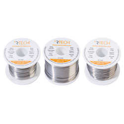 R-TECH SAC305 Solder 2% L0 Flux Halide-Free 250g/500g Reel Range