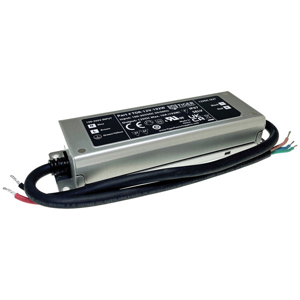  TGR-12V-192W 12V DC 16A 192W IP67 LED Driver