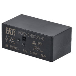 R-TECH General Purpose PCB Relays, DPDT 8A