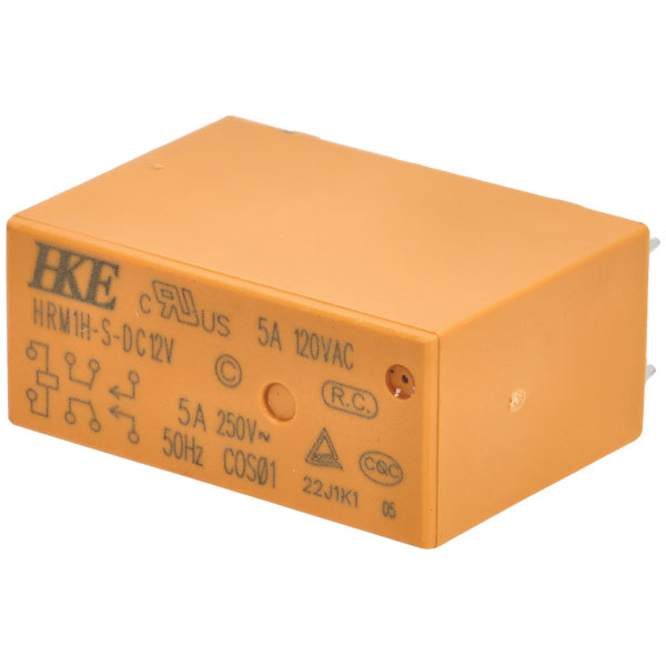  616302 High Sensitivity PCB Relay, DPDT 12VDC 5A