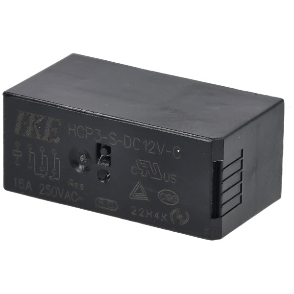 616304 Low Profile PCB Power Relay, SPDT 12VDC 16A