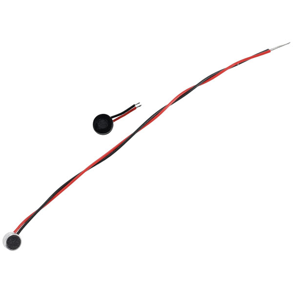 R-TECH 524626 Microphone (Omni-directional) 3mm, leads
