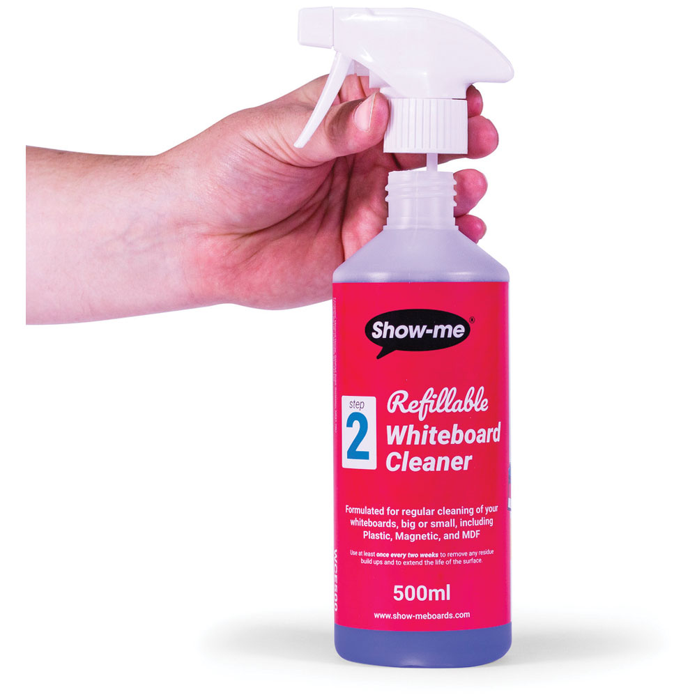 Refillable Whiteboard Cleaner 500ml | Rapid Electronics