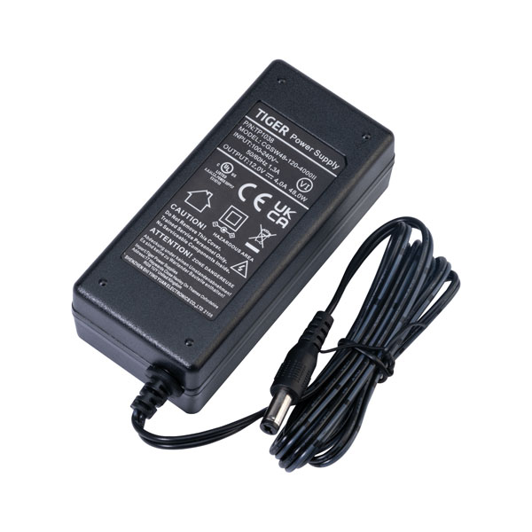 Tiger Power Supplies TP1038 12vdc 4A 48W power supply C8 2.1mm