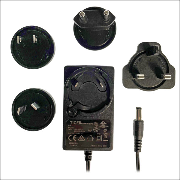 Tiger Power Supplies TP1127 12vdc 2A UK EU USA AU power supply 2.5mm