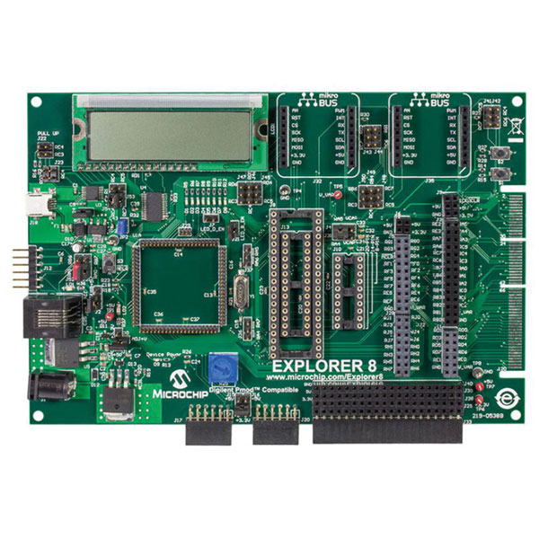 Microchip DM160228 PIC16F1719 Explorer 8 MCU USB to I2C Developmen...