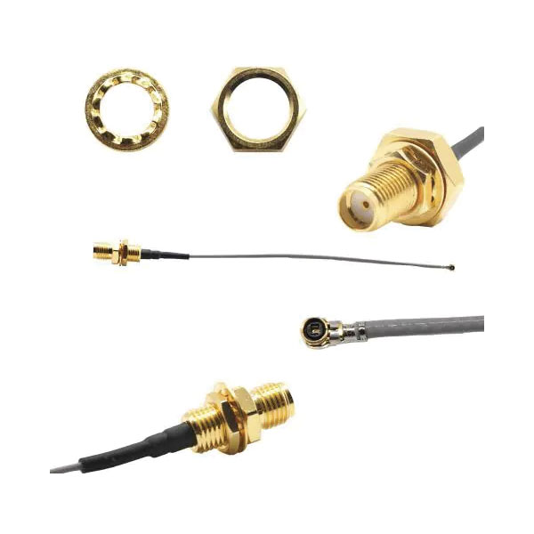 Siretta ASMGA005XA113S11 IPEX MHF4 SMA Female Front Mount 50mm 1.1...