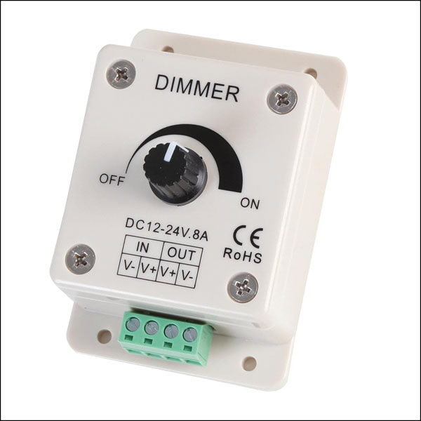  TGR-DIAL-DIM LED Dial Dimmer 12V / 24V 8A