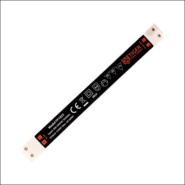 Tiger Power Supplies TP1023 12vdc 5A 60W Slimline Thin LED driver