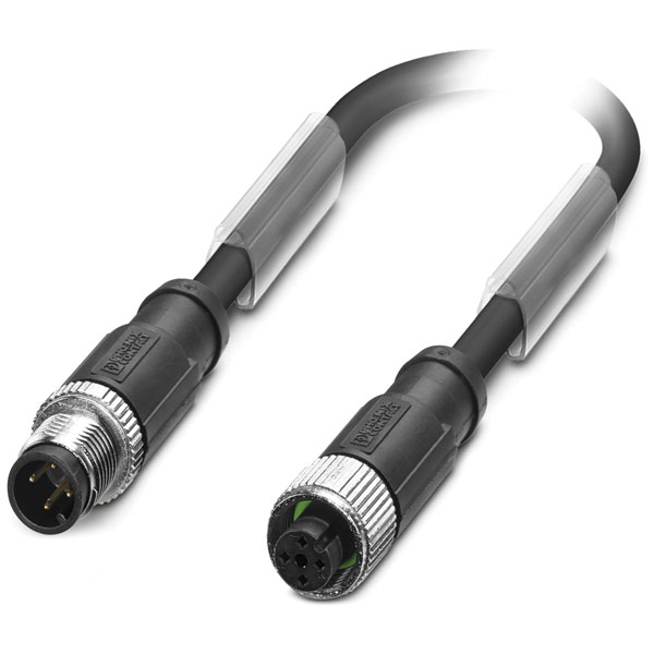 Phoenix Contact 1508132 Sensor/Actuator Cable SAC-4P-M12MS/10,0-PU...