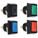 R-TECH Momentary Action Pushbutton Switch, SPST, IP67 Range