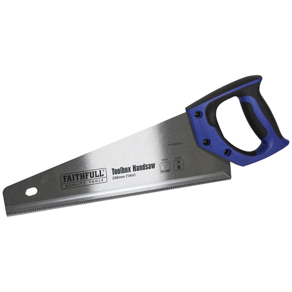 Click to view product details and reviews for Faithfull Faisawtb14 Toolbox Hardpoint Handsaw 350mm 14in 16 Tpi.