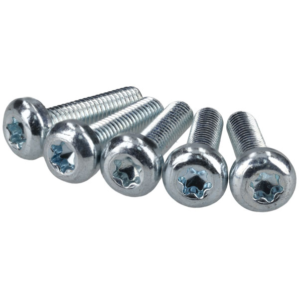 R-TECH 337212 Pan Head Recess T Drive Machine Screws M3 20mm T20 -...