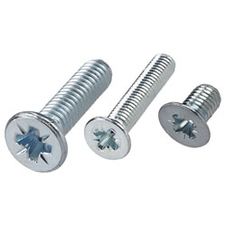 A Range of Countersunk Pozidriv Machine Screws