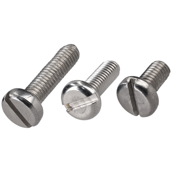 R-TECH 337084 Slotted Pan Head A2 Stainless Steel Screws M3 6mm - ...
