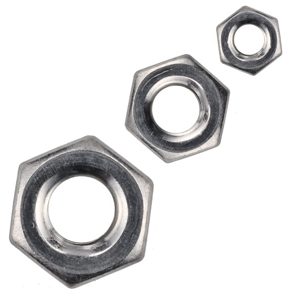 R-TECH 337533 A2 Stainless Steel Hex Nuts M5 - Pack of 100