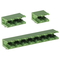 TruConnect 7.62mm 2 Way 15A 300V Right Angle Header Open Ended Terminal Blocks