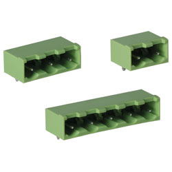 TruConnect 7.62mm 2 Way15A 300V Header Right Angle Closed Terminal Blocks